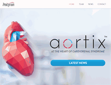 Tablet Screenshot of procyrion.com